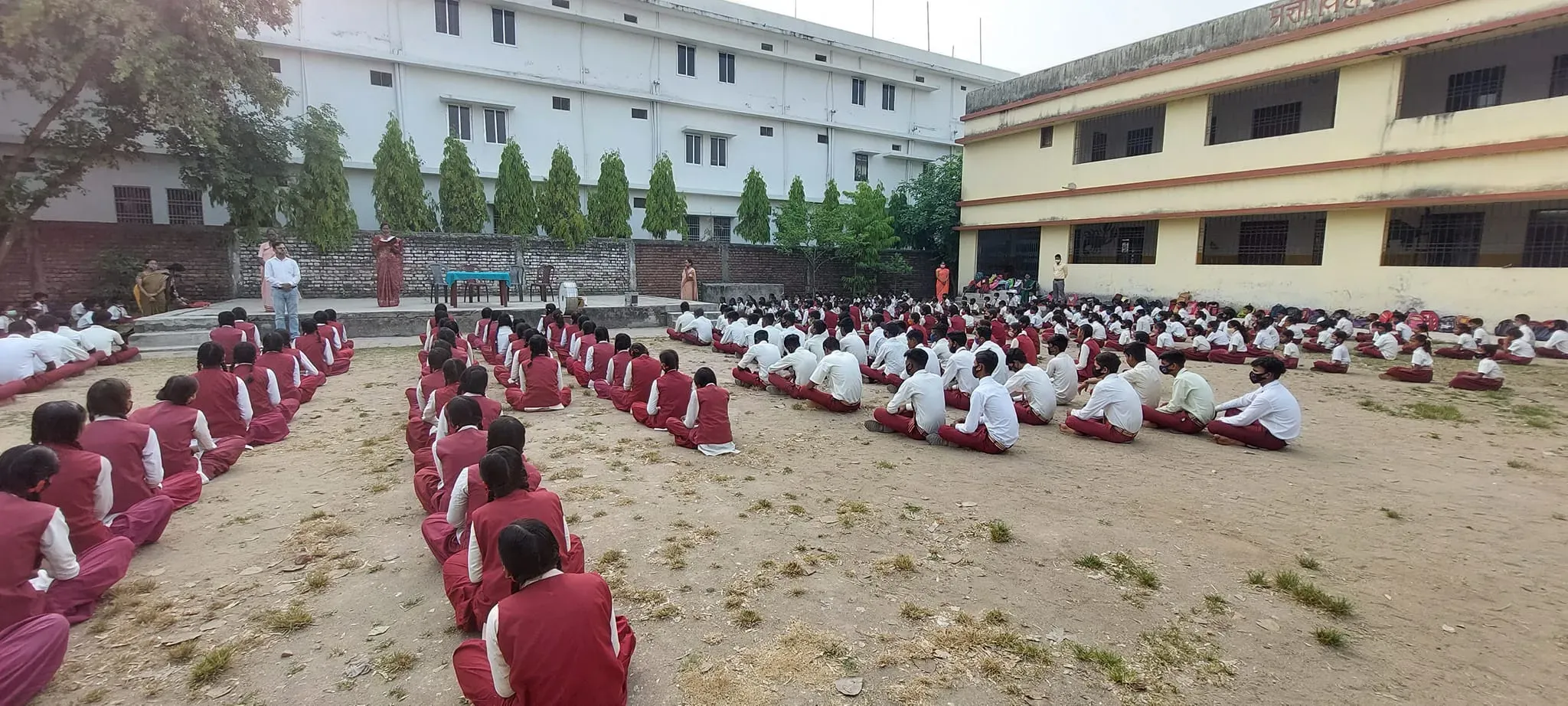 Smiling children from the Bodhgaya Development Association's school projects in Bihar, India.